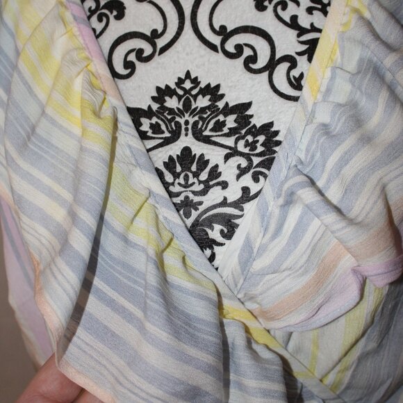 DRESS LC Lauren Conrad Kohl's Spring Easter Wrap Look w/Tie Size OX NWT's - Picture 5 of 16